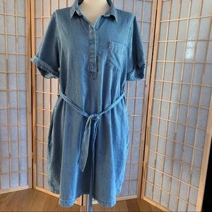 Forever 21 Plus Size Denim Shirt